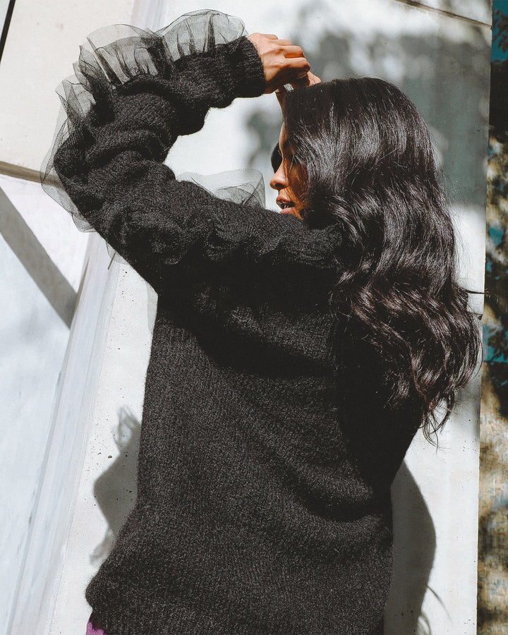 Collette Wool Blend Cardigan - Bagzio