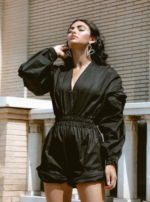 The Right Puff Romper - Bagzio