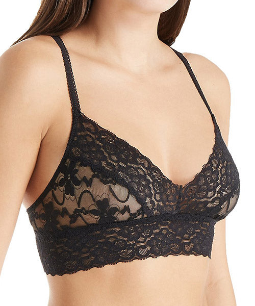 Semisheer Lace Bralette - Bagzio