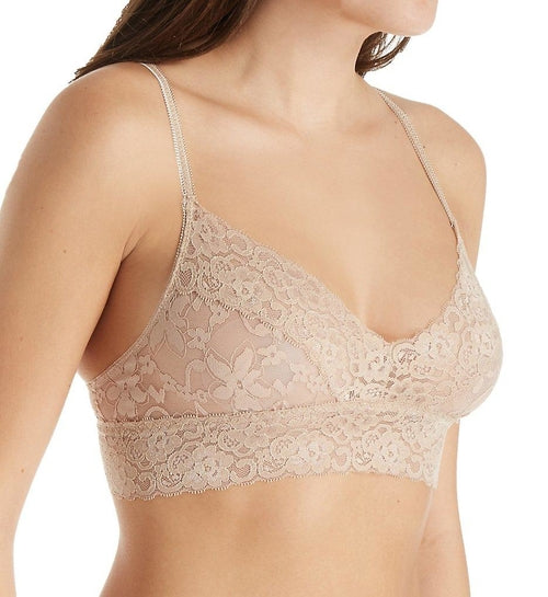 Semisheer Lace Bralette - Bagzio
