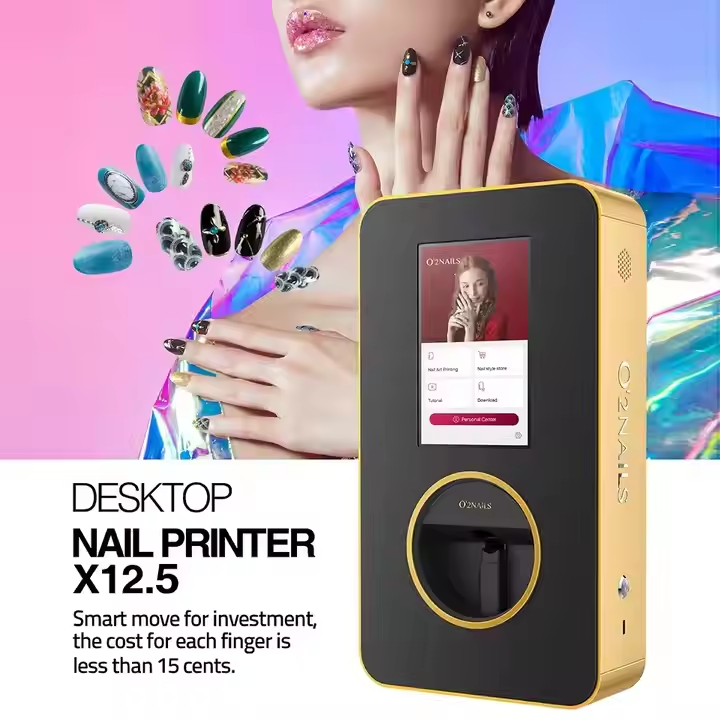 Factory Direct Sales 3D Intelligent Electric Manicure Nail Printer Automatic Nail Making Machine with Wi-Fi and Custom Logo