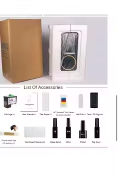 Factory Direct Sales 3D Intelligent Electric Manicure Nail Printer Automatic Nail Making Machine with Wi-Fi and Custom Logo