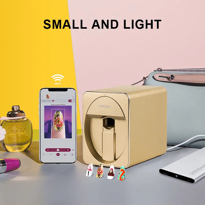 Factory-Direct Price 3d Automat Smart Desktop Nail Printer Set Robot Nail Manicure Machine Quick Manicure Christmas Nail Art