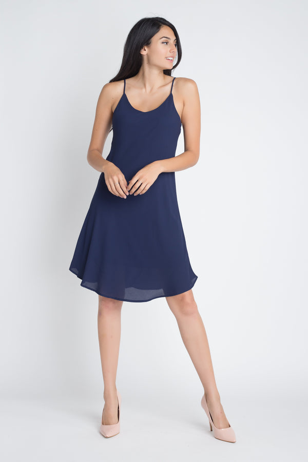 Women's Casual Sleeveless Flowy Dress - Bagzio