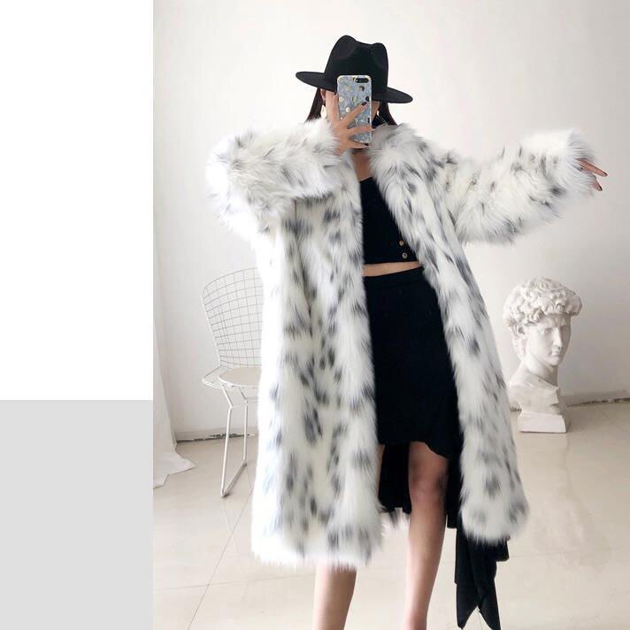 Women Thickened Plush Long Overcoat 2022 Autumn and Winter New Faux - Bagzio
