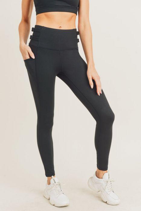 Harness Strap Highwaist Leggings - Bagzio