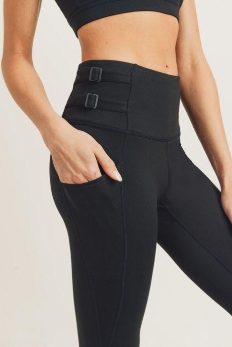 Harness Strap Highwaist Leggings - Bagzio
