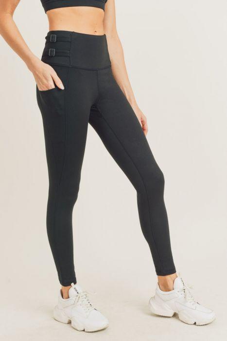 Harness Strap Highwaist Leggings - Bagzio