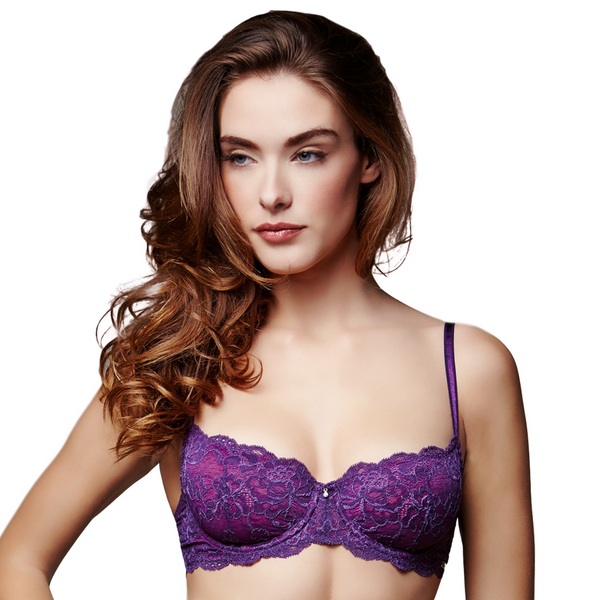 Lace Demi Cup Bra Montelle Intimates Flirt - Bagzio