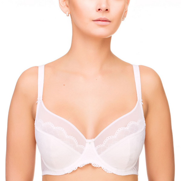 Full Figure Unlined Bra Lauma Vivian Pink - Bagzio