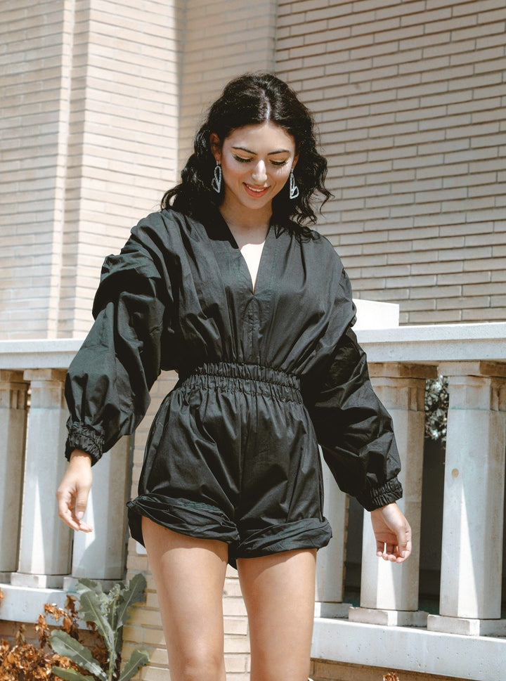 The Right Puff Romper - Bagzio
