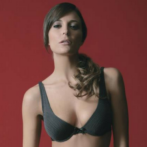 Sassa Dark Soul Deep-V Plunge Push Up Bra - Bagzio